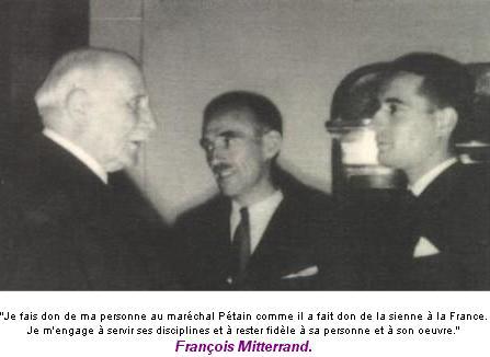 Mitterrand Petain