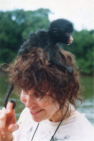 Barbara & wet monkey